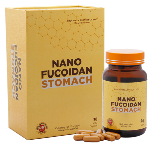 Nano Fucoidan Stomach - Hỗ trợ điều trị ung thư dạ dày, Hộp 30 viên