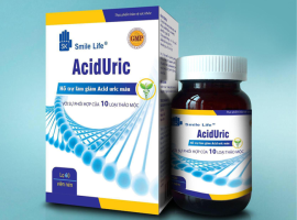 Acid Uric - Hỗ trơ làm giảm acid uric máu, Lọ 60 viên