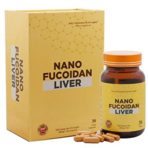 Nano Fucoidan Liver - Hỗ trợ điều trị ung thư gan, Hộp 30 viên