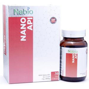 Nano API – Giúp ổn định huyết áp, giảm mỡ máu và  nguy cơ xơ vữa mạch máu não, Hộp 30 viên